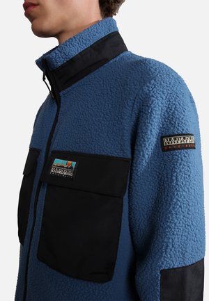 Napapijri Giacca in pile - dark blue