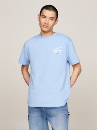 Tommy Jeans SIGNATURE TEE - T-shirts med print - westside blue