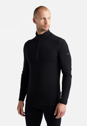 MERINO 260 MID WEIGHT TECH HALF ZIP - Undershirt - BLACK