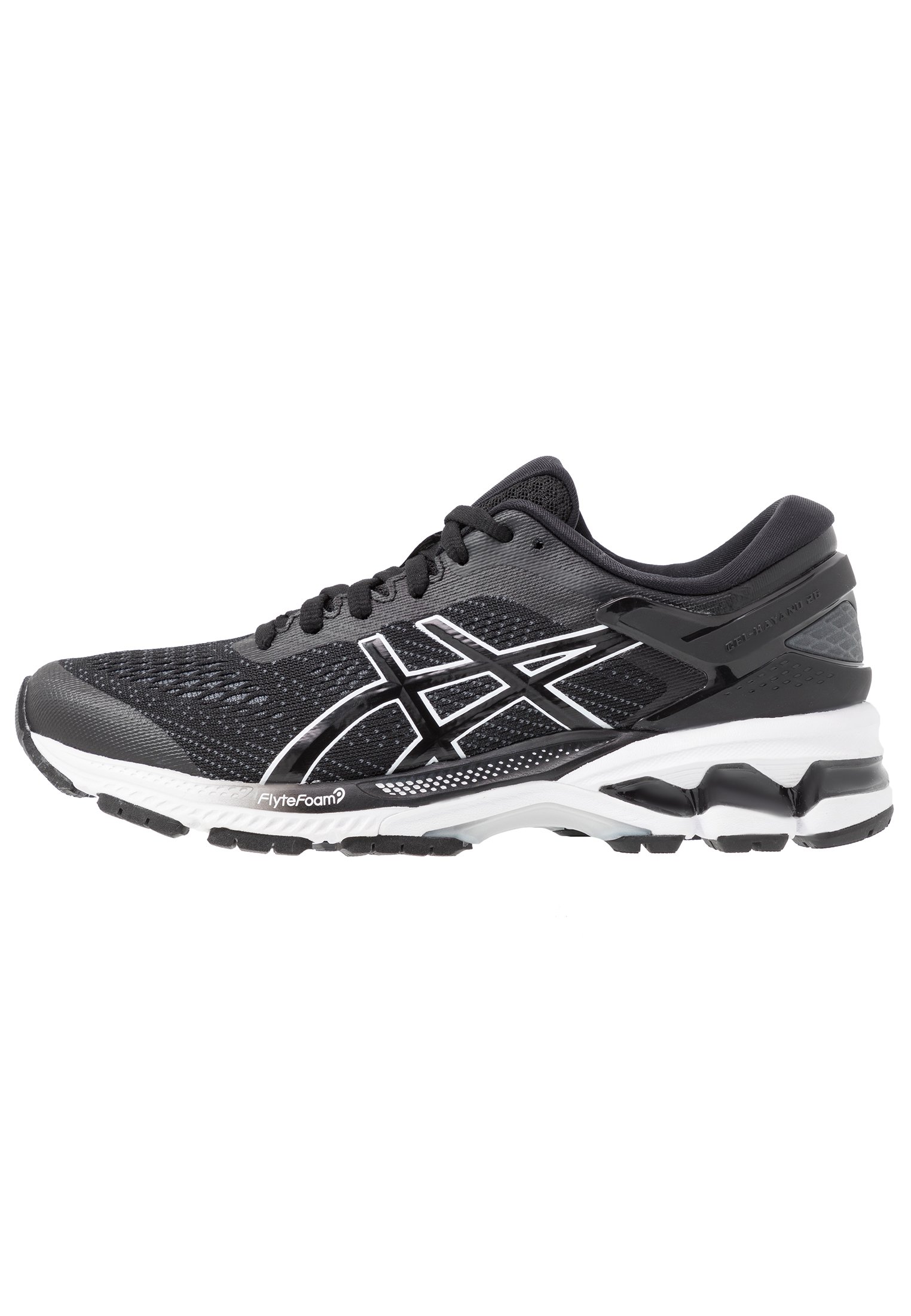 gel kayano 26 black and white