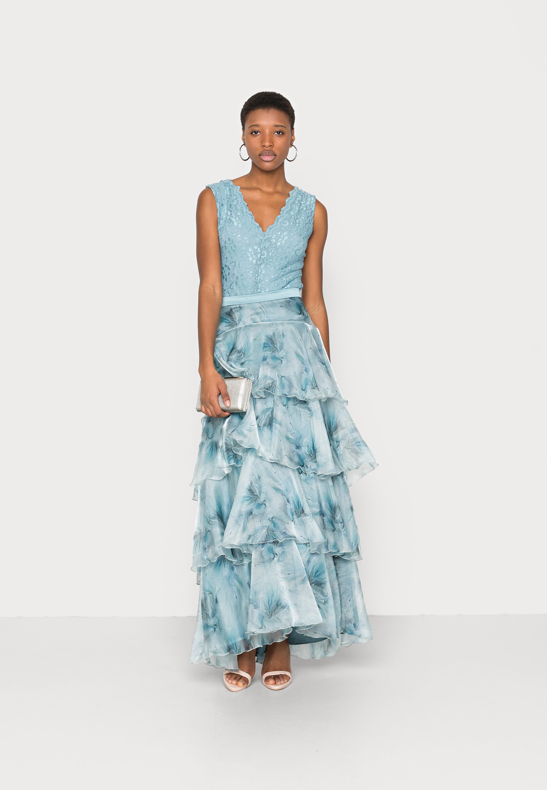 organza blue dress