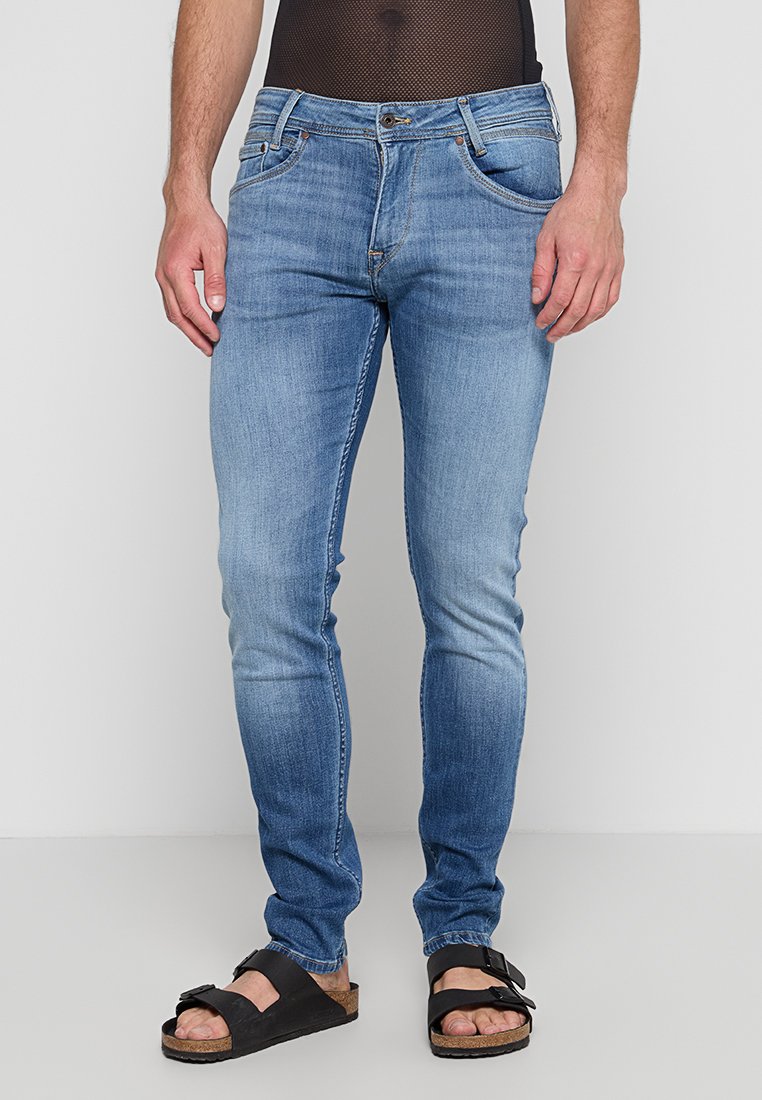 Pepe Jeans Slim fit jeans blauw Pepe Jeans Slim fit jeans blauw