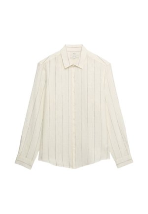 Marks & Spencer, REGULAR FIT PURE STRIPED - Chemise - white mix