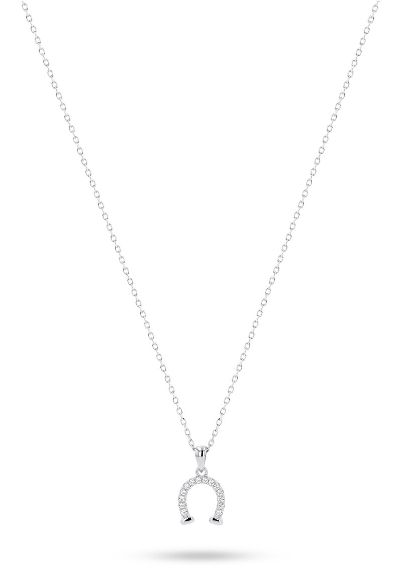 Common Lines HORSE SHOE PENDANT UNISEX - Náhrdelník - silver-colored