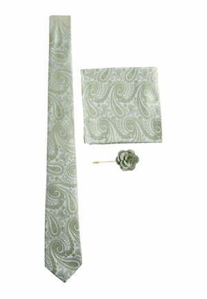SET  - Pocket square - sage green