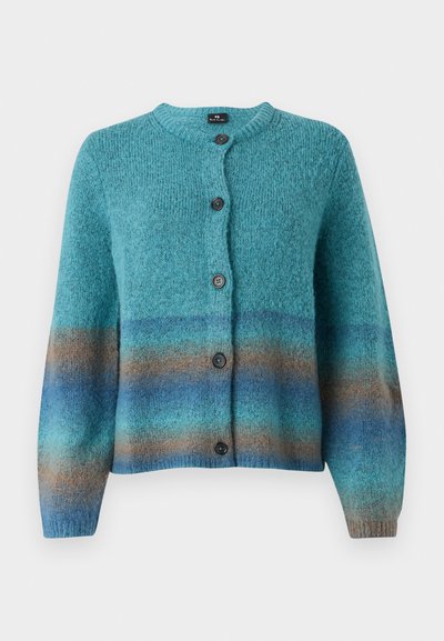 PS Paul Smith BUTTON THRU - Cardigan - blue