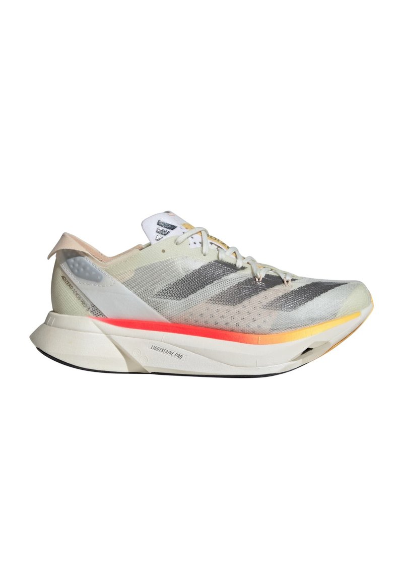 adidas Performance ADIZERO ADIOS PRO 3 - Utcai futócipők - ivory   iron metallic   crystal sand