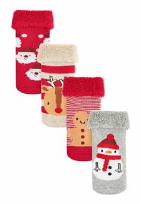 Next 4 PACK - REGULAR FIT - Șosete - red christmas