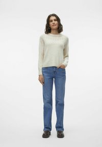 Vero Moda VMSIMONE NORDIC - Strickpullover - birch 1
