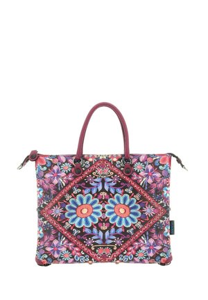 PLUS BASIC TRASFORMABILE HOBO SHOPPER - Shopping bag - bordeaux