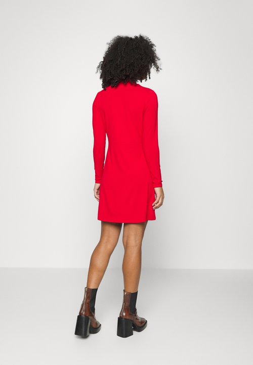Robe Rouge Femme Banana Republic Taille 4P (Petite) - Style Wrap - Occasion Très Bon état