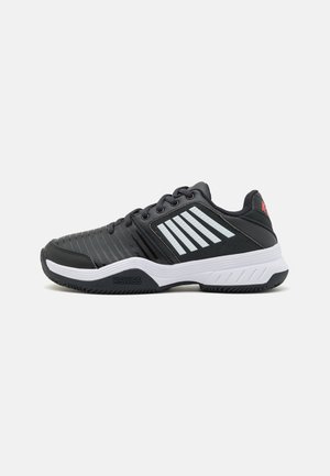 COURT EXPRESS HB - Chaussures de tennis pour terre-battueerre battue - stretch limo/white/highred
