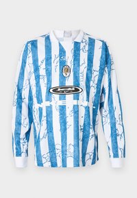 Top s dlhým rukávom - psychic blue/armory blue/white