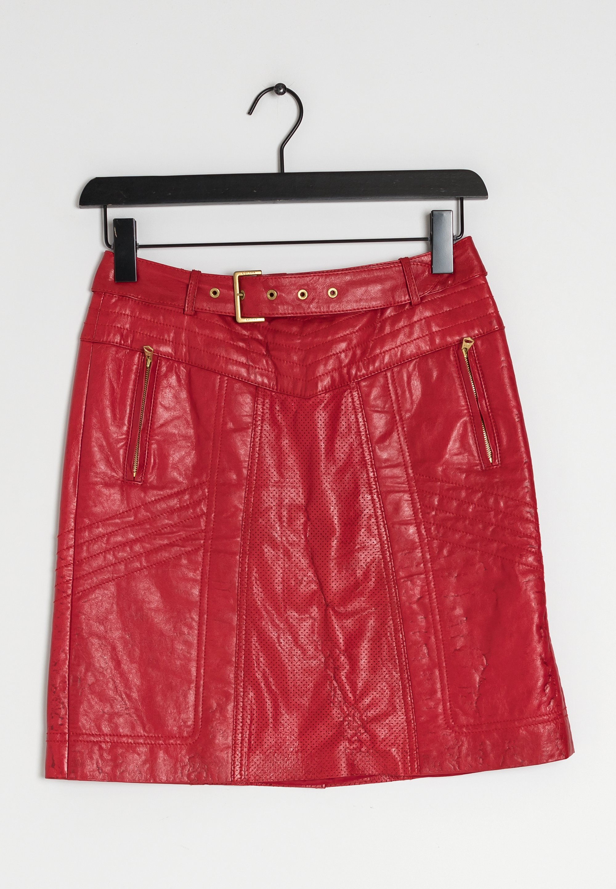 Escada Sport Lederrock red/rot (Pre-owned) Zalando