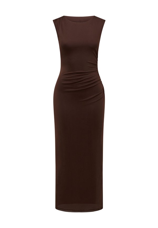 ALLY SLEEVELESS MIDI - Cocktail dress / Party dress - dark chocolate4