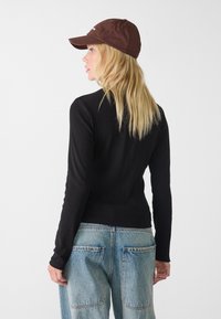 Stradivarius LONG SLEEVE - Cardigan - black