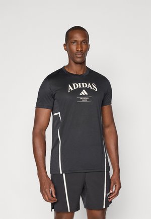 adidas Performance LEGACY - Sports T-shirt - black/chalk white