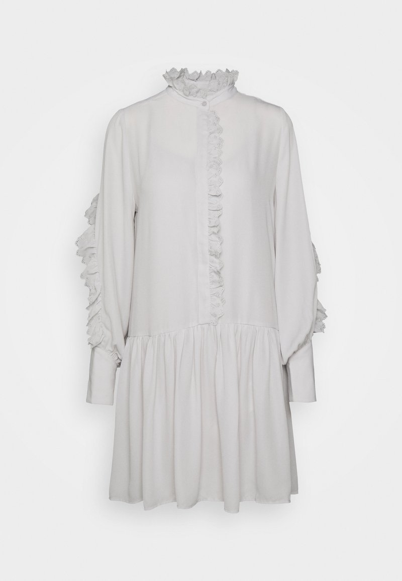 Damen Freizeitkleider | Bruuns Bazaar CAMILLA HATHA DRESS Blusenkleid nimbus cloud/hellgrau - NY21457 Damen Freizeitkleider | Bruuns Bazaar CAMILLA HATHA DRESS Blusenkleid nimbus cloud/hellgrau - NY21457