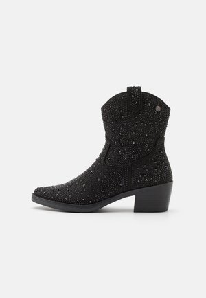 Cowboy-/Bikerstiefelette - black
