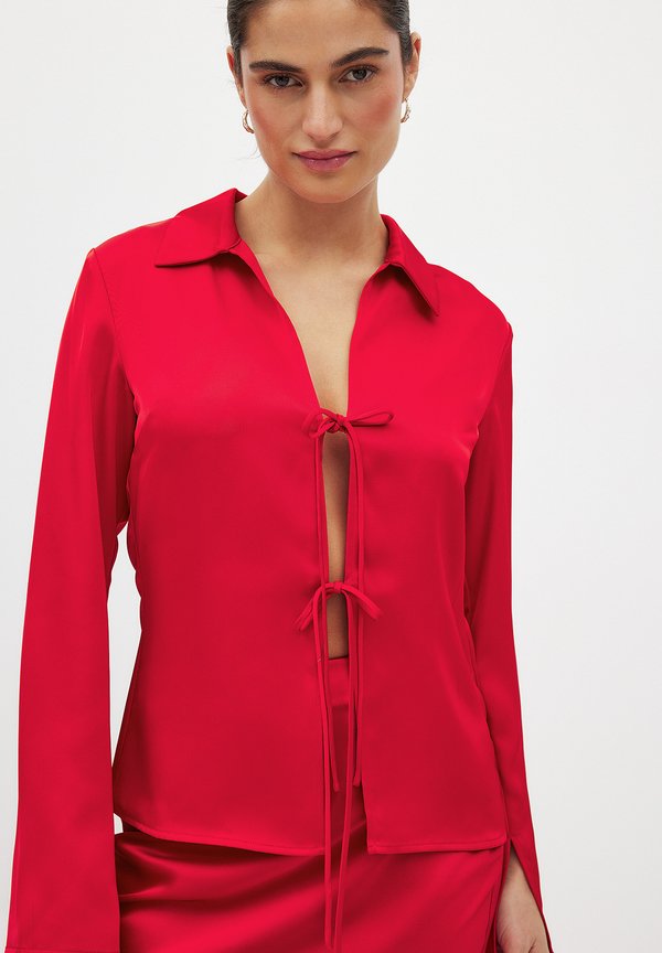 TIE FRONT - Hemdbluse