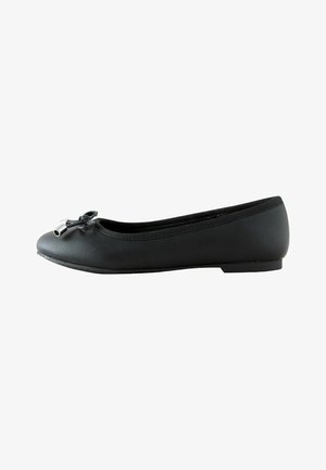 Next, STANDARD FIT (F) FIT - BALLERINA SCHOOL SHOES FIT (F). - Balerínky - black matte
