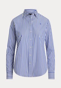 Classic Fit Striped Broadcloth Shirt - Overhemdblouse - lapis blue/white
