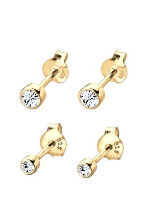 SPARKLING BASIC SET - MIT KRISTALLEN VON SWAROVSKI® - Ohrringe - gold coloured