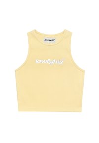 BASIC CROP - Débardeur - yellow