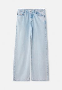 D-RISE - Baggy Jeans - bleach light overdye variation  light clay