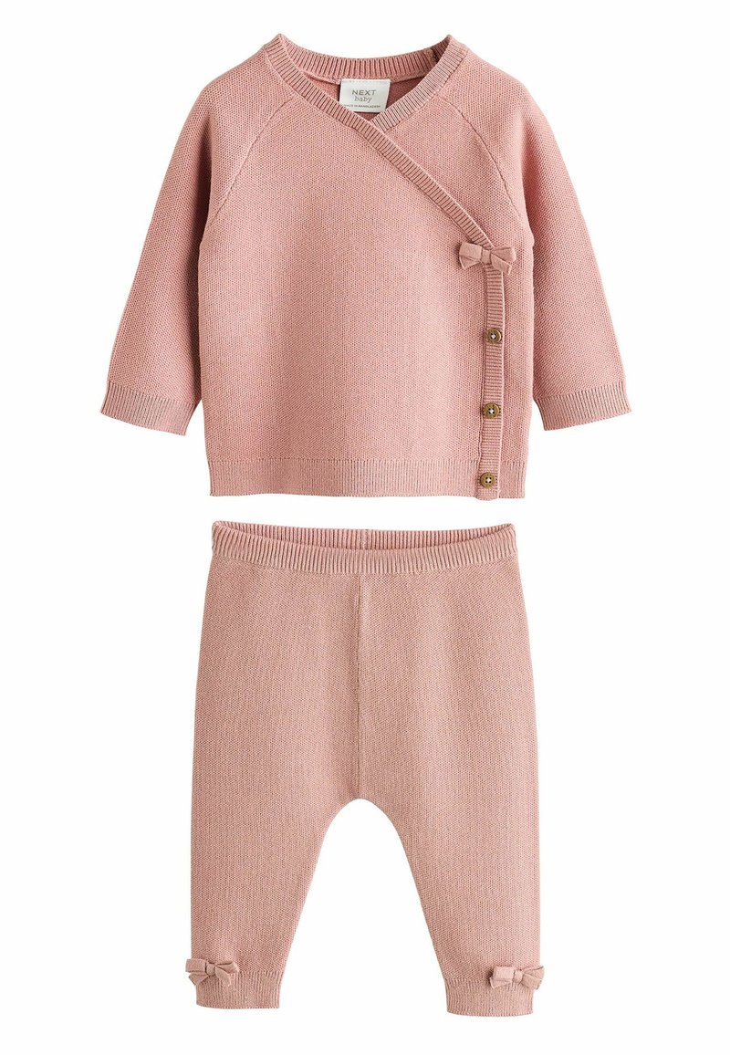 Next - REGULAR FIT SET   - Chaqueta de punto - pink, Ampliar