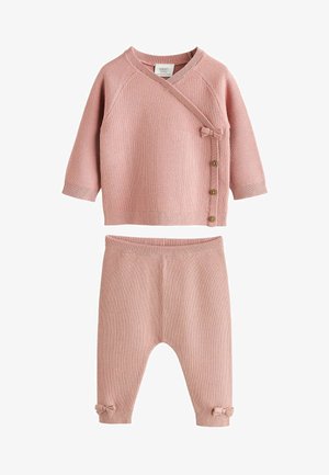 Next, REGULAR FIT SET - Chaqueta de punto - pink