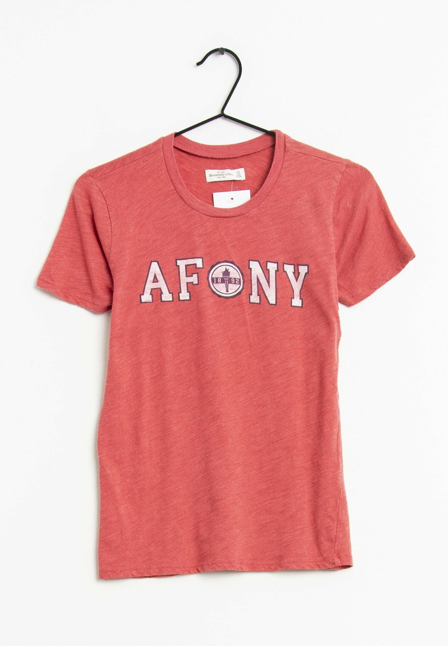 Abercrombie \u0026 Fitch Print T-shirt - red 