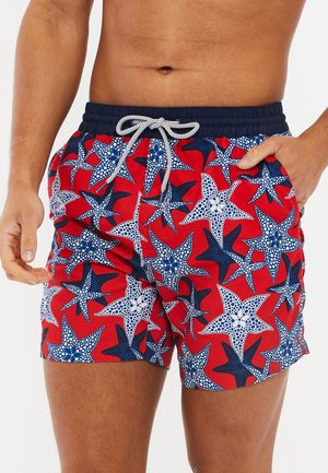 THBSTARFISH - Badeshorts - red