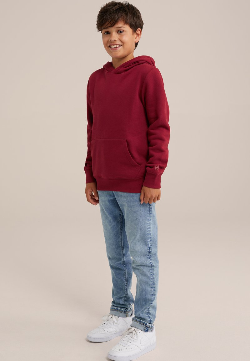 WE Fashion Felpa con cappuccio - red