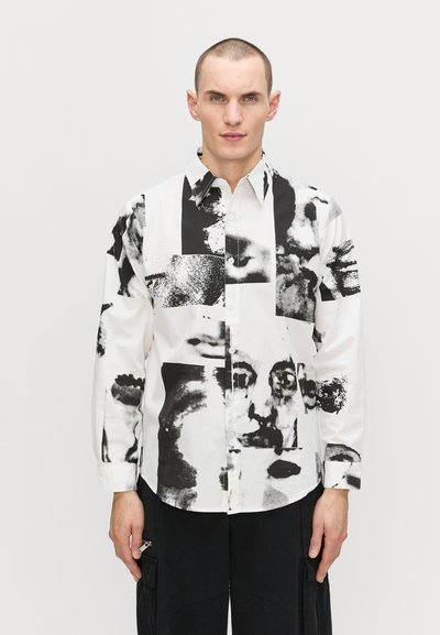 Kidsuper COLLAGE FACES BUTTON UP  - Camicia - white