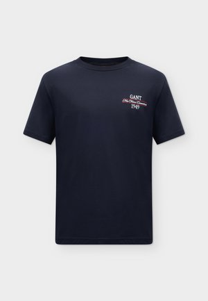 GANT, GRAPHIC  - T-shirt basique - evening blue