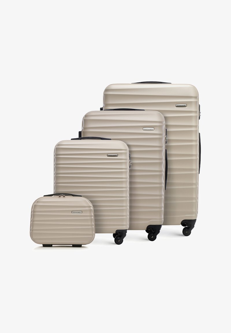 WITTCHEN LUGGAGE SET WITH WASH BAG FROM ABS - Juego de maletas - beige