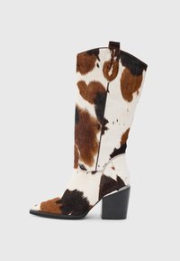 Biker-/cowboysaappaat - brown/off white