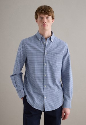 MULTICOLOURED CHECK  REGULAR FIT  - Camicia - blue white
