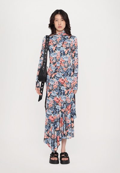 Rabanne Pencil φούστα - english tapestry/pink/blue/green