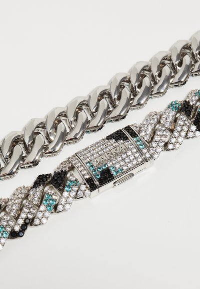 DARKAI PRONG PAVÉ UNISEX - Collier - silver-coloured