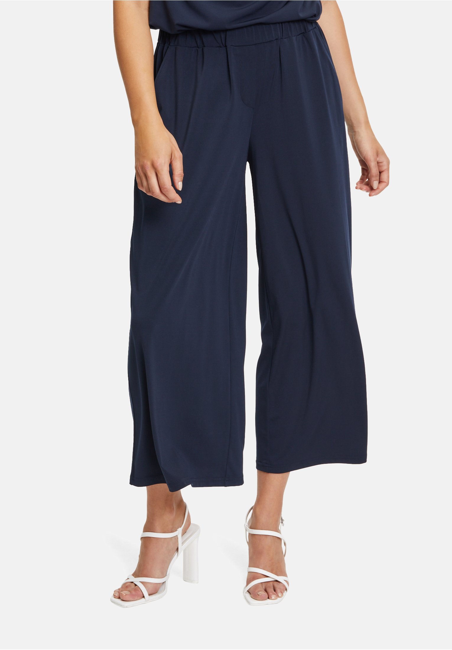 Neteson Weite Sommerhose Damen - Leichte Palazzo Hose Mit Elastischem Bund