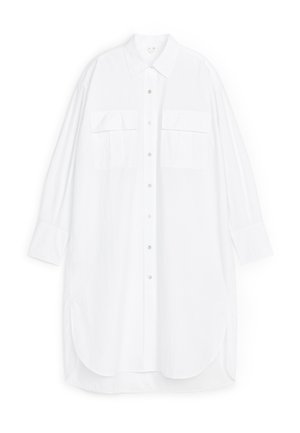 ARKET, Robe chemise - white