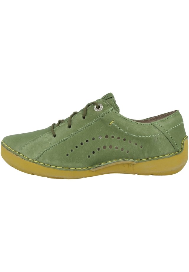 FERGEY - Sportieve veterschoenen - green