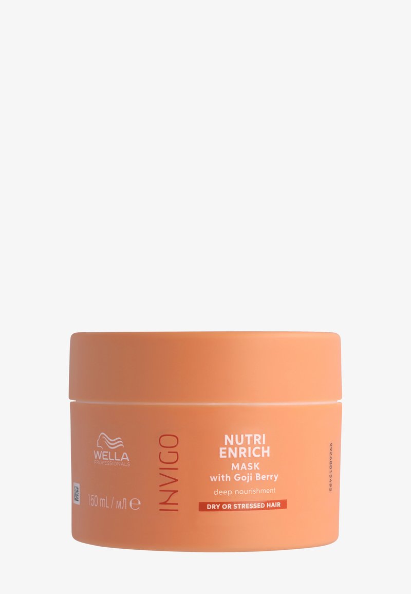 Wella Professionals Invigo Nutri Enrich haarmasker met goji bes voor diepe verzorging van droog of beschadigd haar, verpakking van 150 ml.