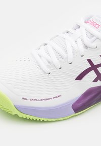 ASICS GEL CHALLENGER 14  - Obuv na padel - white/deep mauve