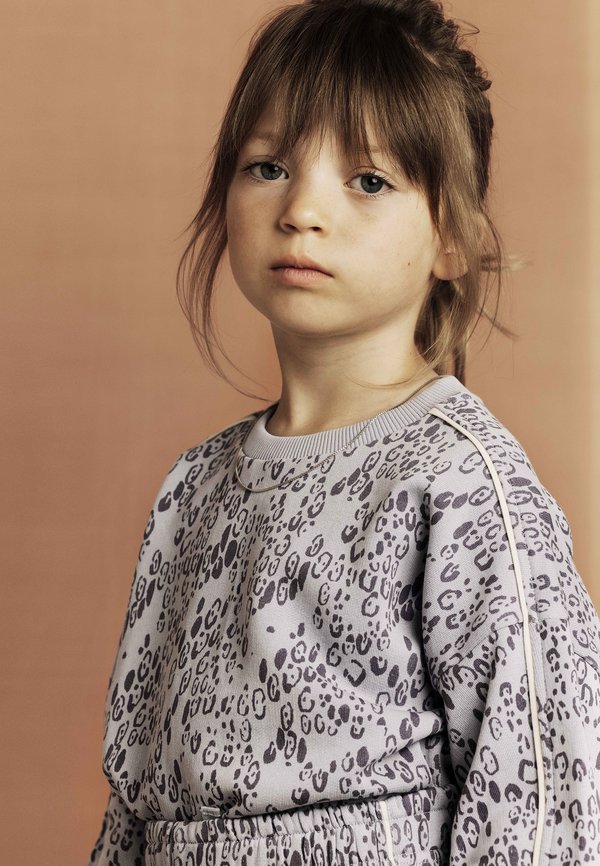 LEOPARD UNISEX - Sweatshirt - purple