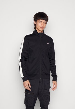 LOCK UNISEX - Felpa con zip - black