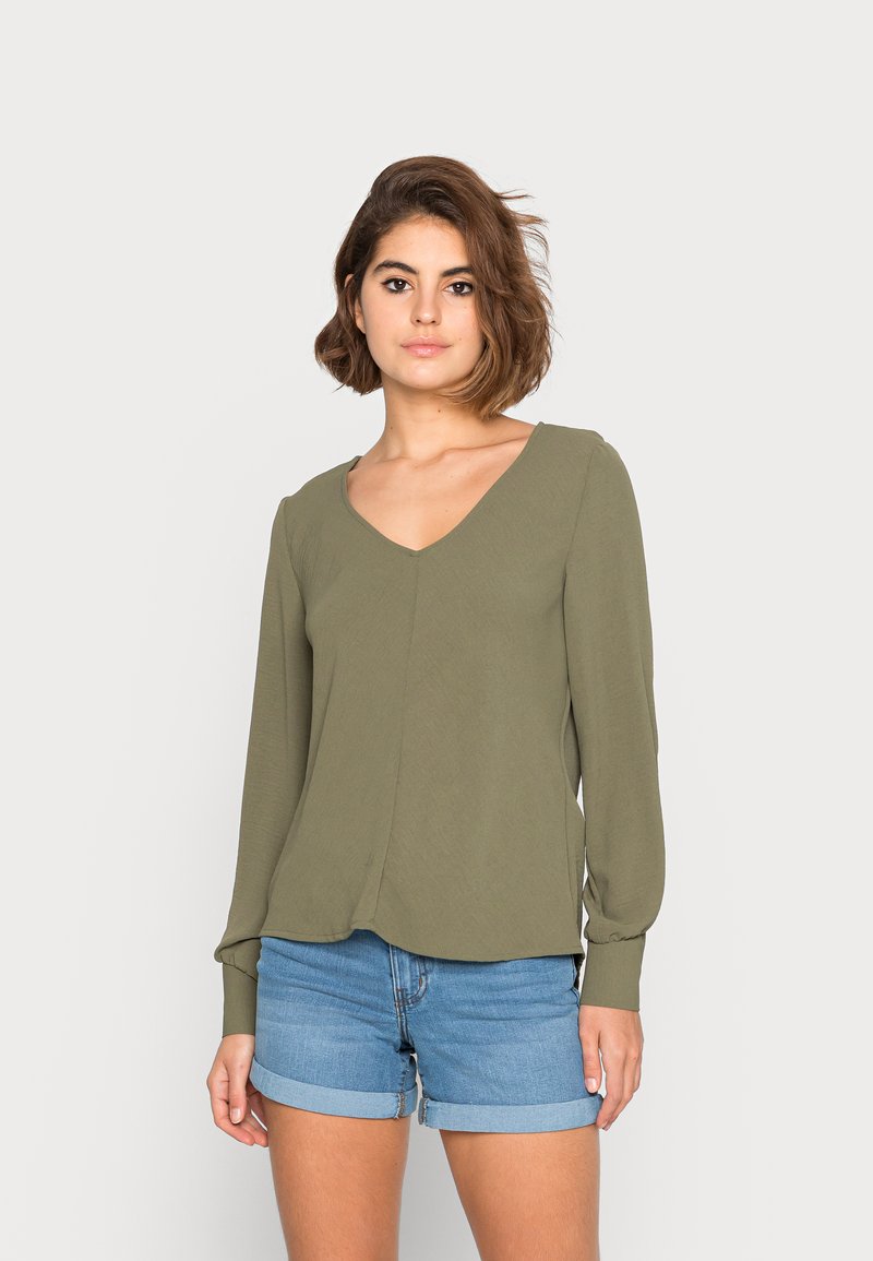 ONLY ONLMETTE UMA - Camisola de manga comprida - kalamata