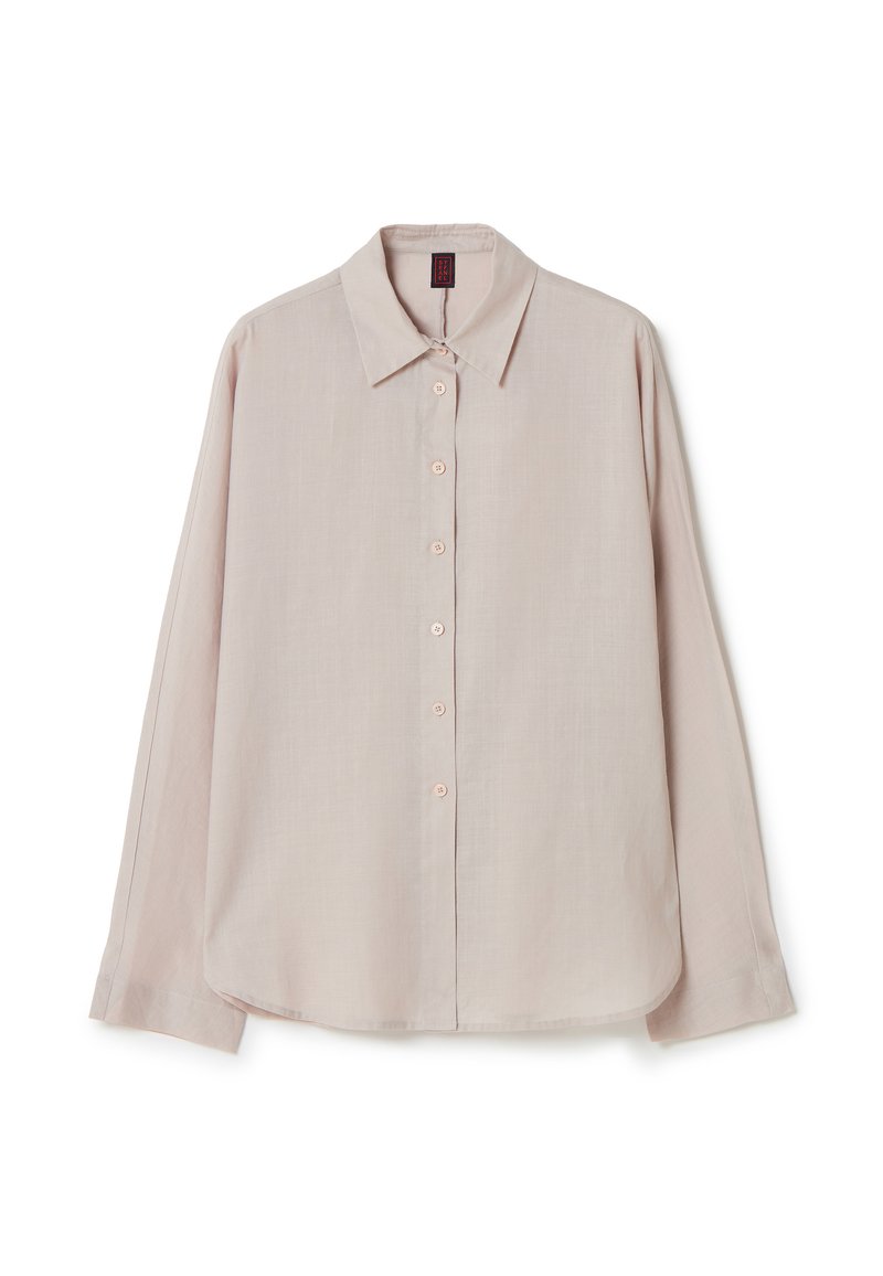 Stefanel Overhemdblouse beige Stefanel Overhemdblouse beige